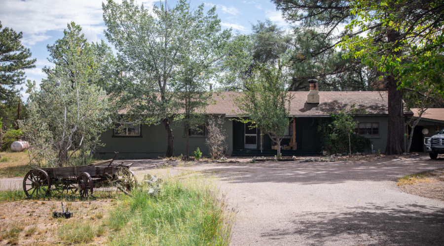Driveway to Home w Wagon