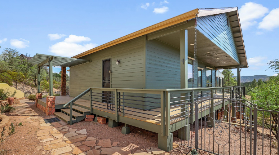 Back of Home with Deck