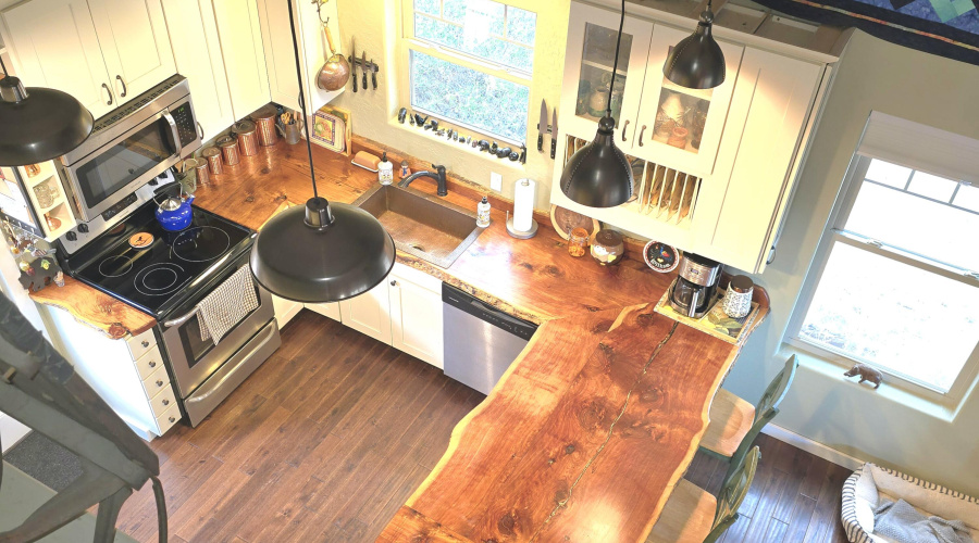 Loft View of Kitchen