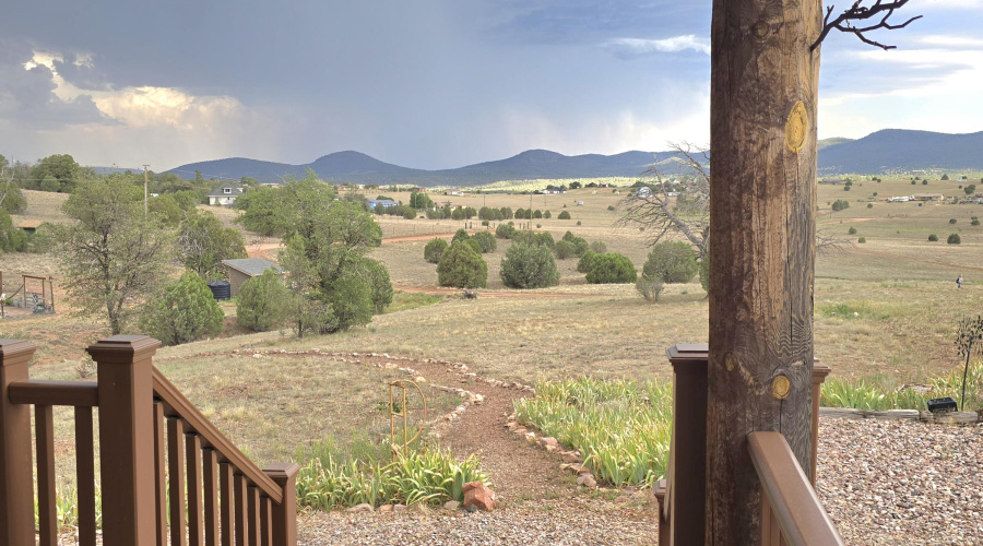 Frt Porch View over Steps