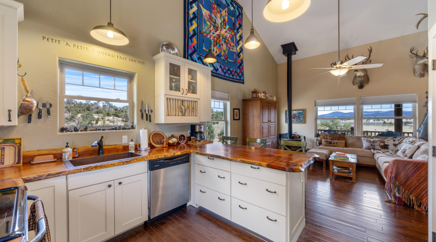 Kitchen twd Living Area