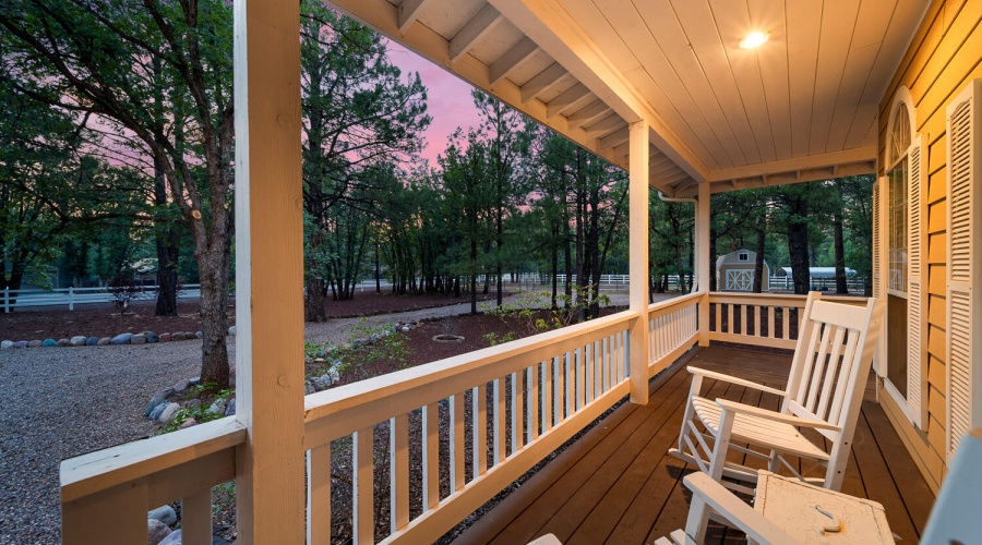H front deck twilight
