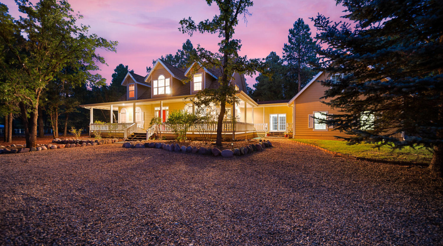 H front view twilight