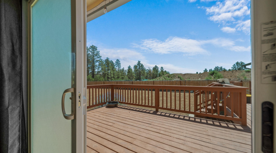 Door Onto Back Deck