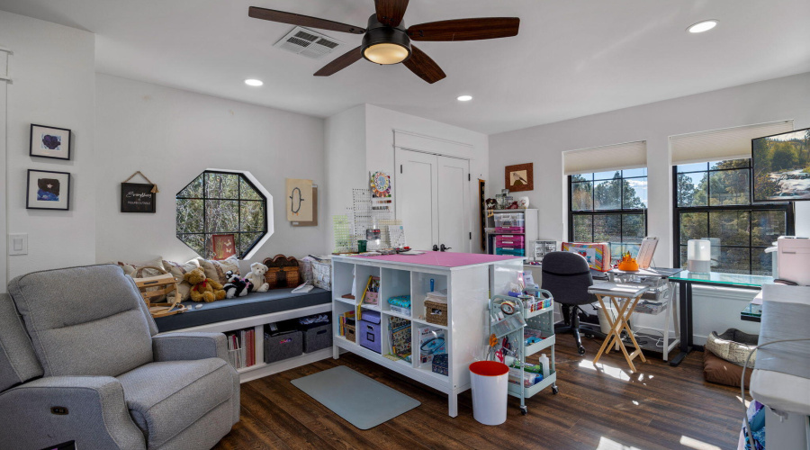 Bedroom 3 - currently a craft room