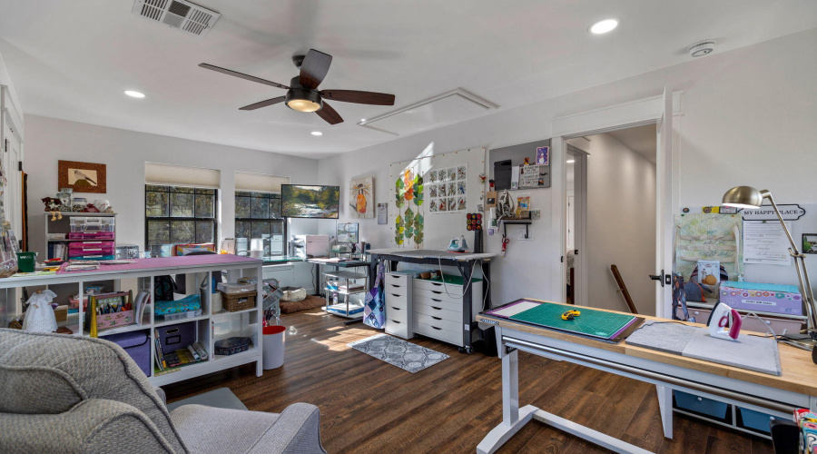 Bedroom 3 - currently a craft room