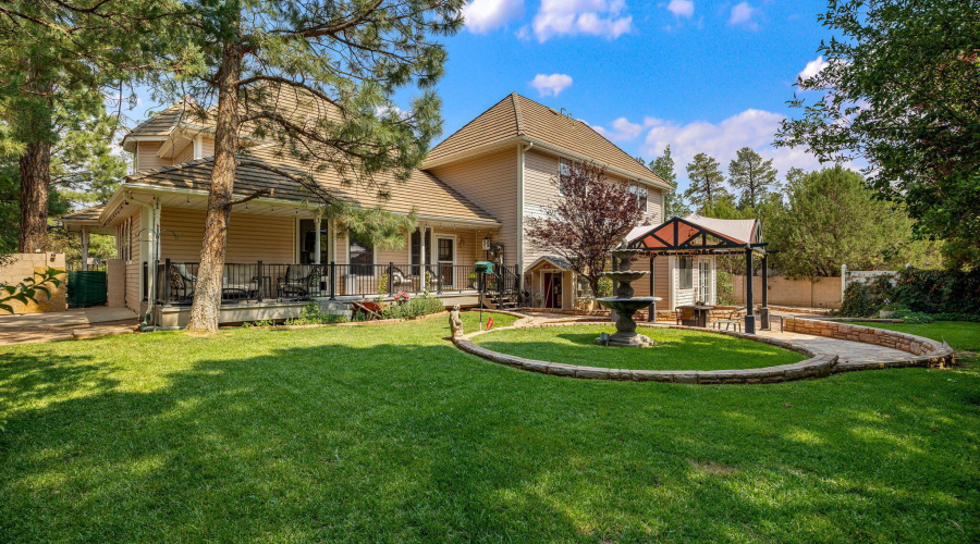 Backyard looking to the back of Home