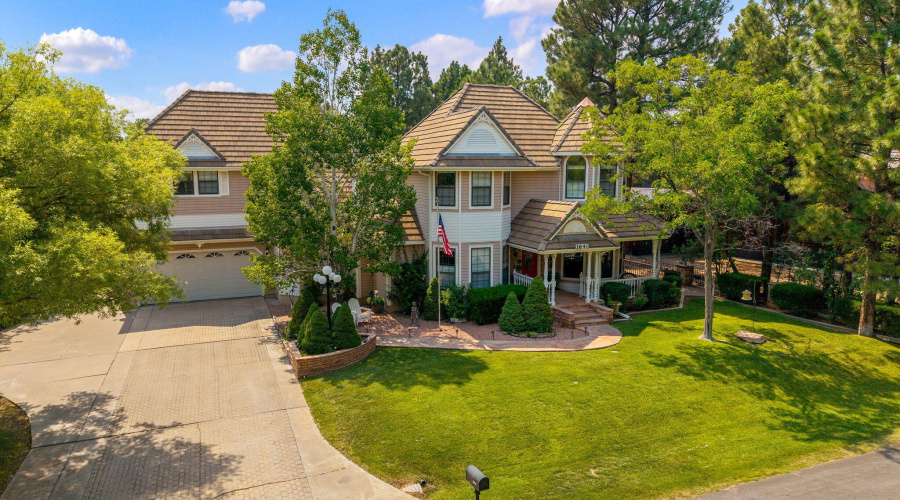 Aerial View of Front of Home