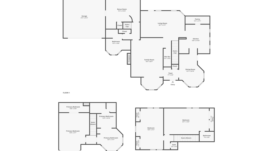 1640 N 39th Dr - Floors Combined