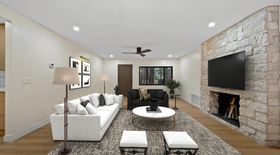 Staged Living Room