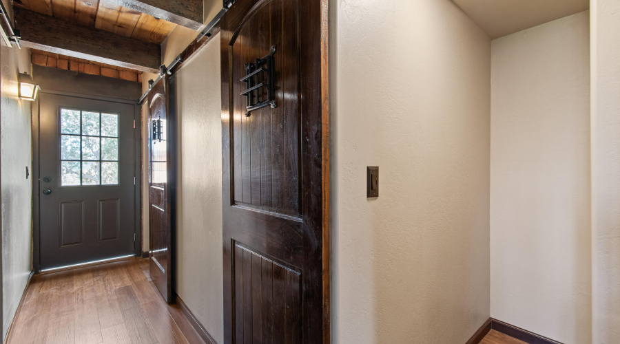Storage area off kitchen