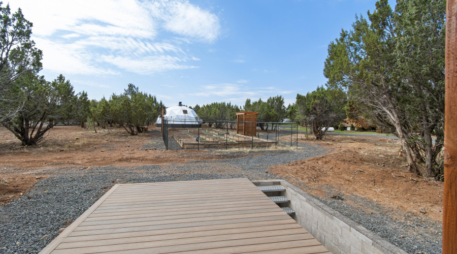 Front patio to Tiny House