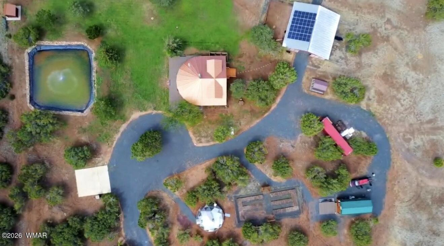 Overhead - Layout of buildings