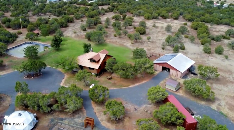 Aerial of property