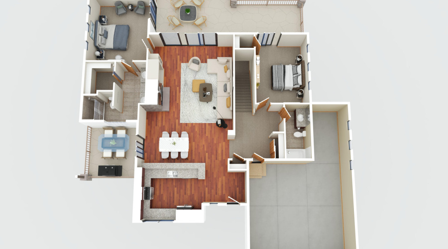 Main Level Virtual Floorplan