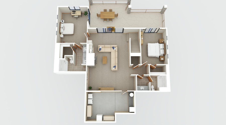 Downstairs Virtual Floorplan