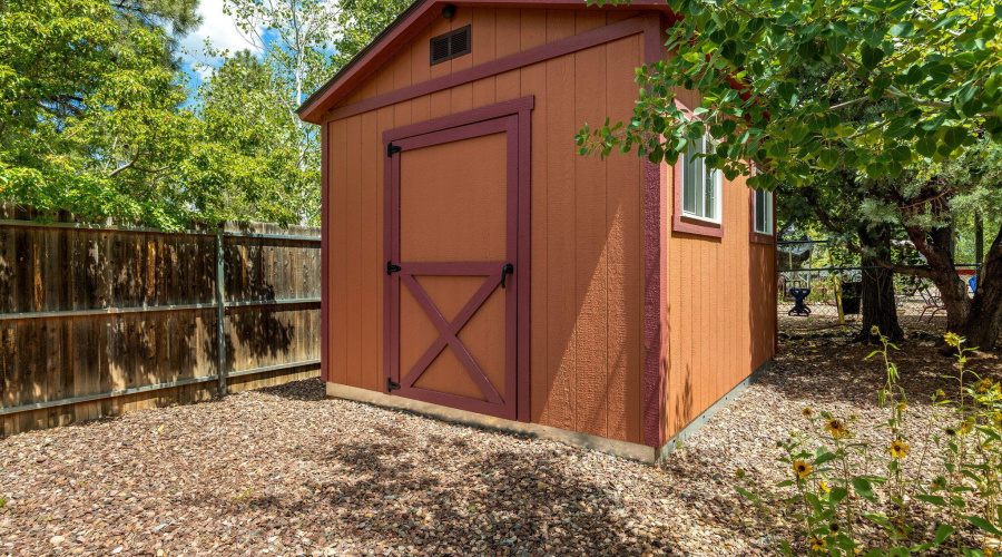 Large storage shed