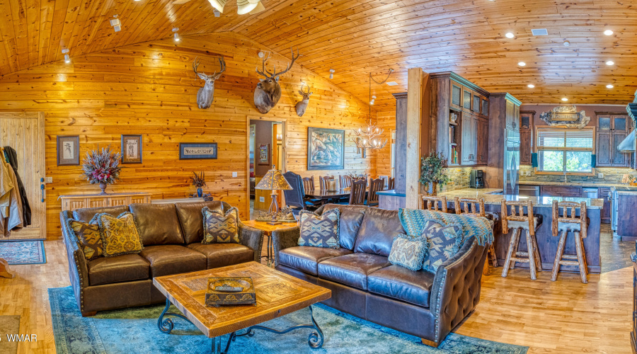 Living to Kitchen View