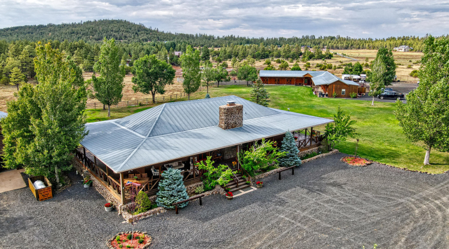Aerial View of the Home