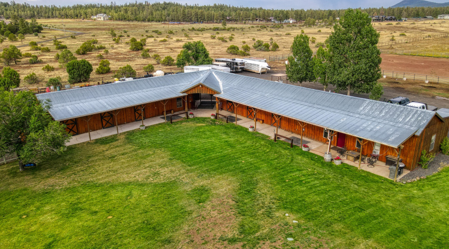 Aerial View of the Barn