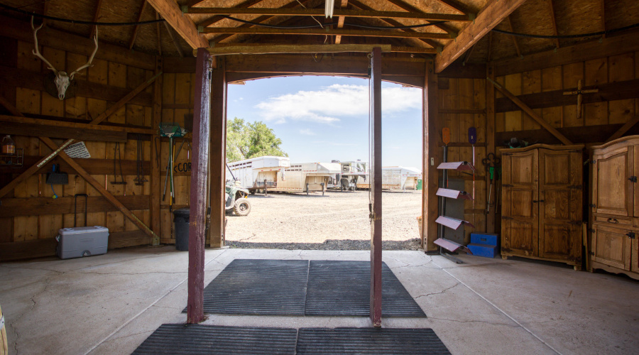 Breezeway and Storage in Stables
