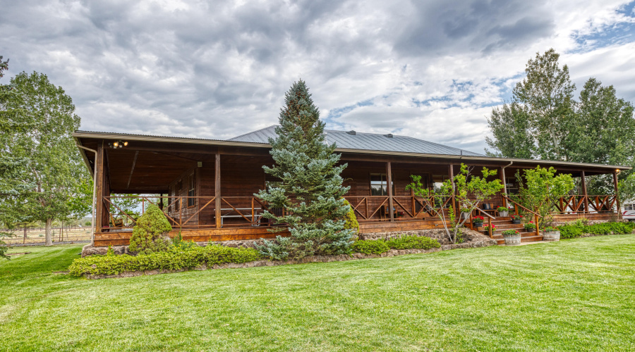 Back View of the Home