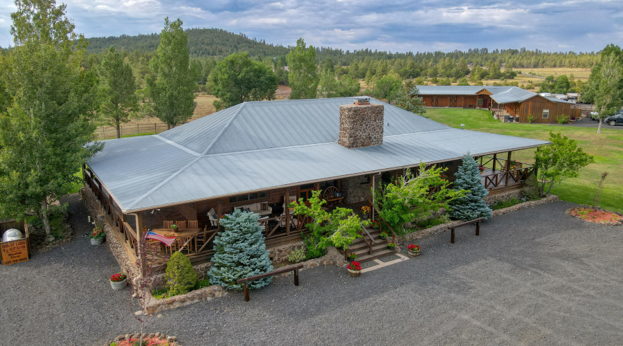 Aerial View of the Home