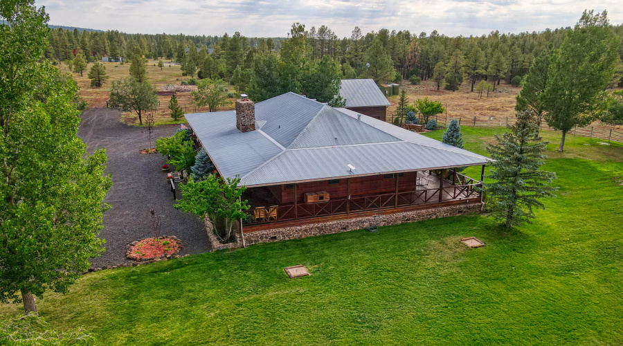 Aerial View of the Home