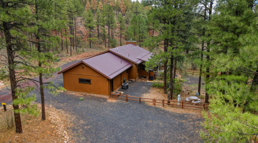 Looking East at front of home