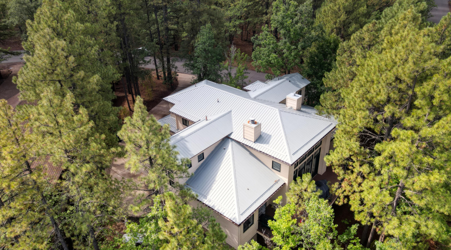 Aerial View of the Home