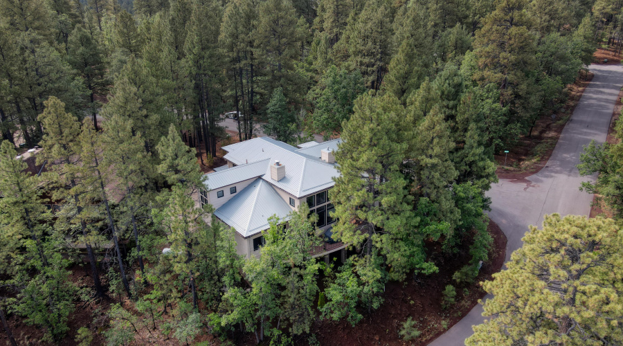 Aerial View of the Home