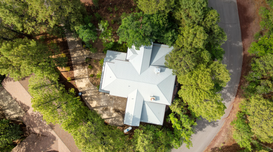 Aerial View of the Home