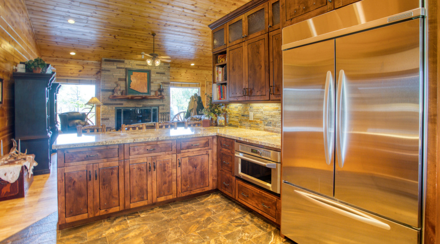 View from the Kitchen to the Living Area