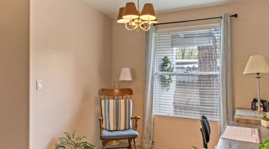 Office area off living room