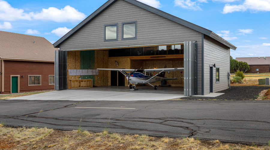 FRONT OF HANGAR