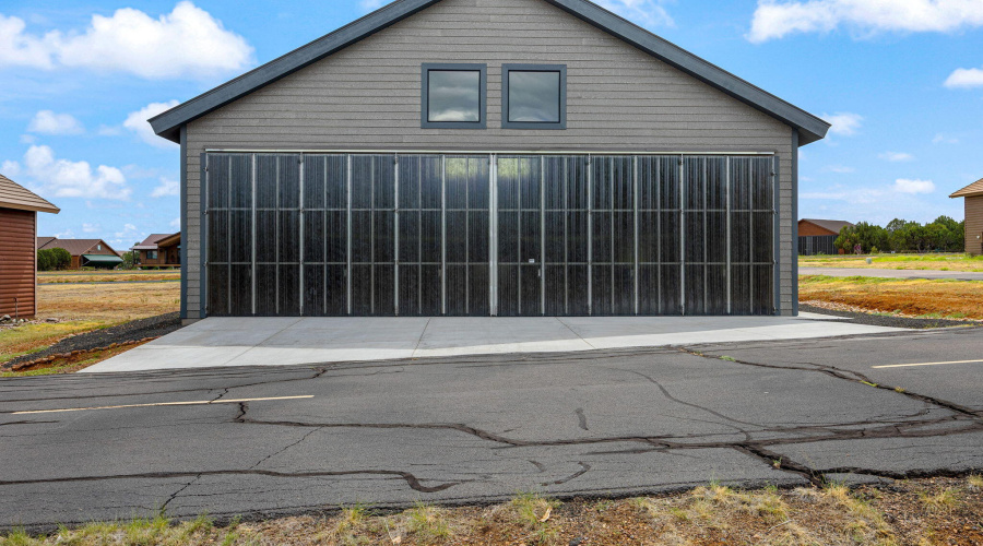 FRONT OF HANGAR