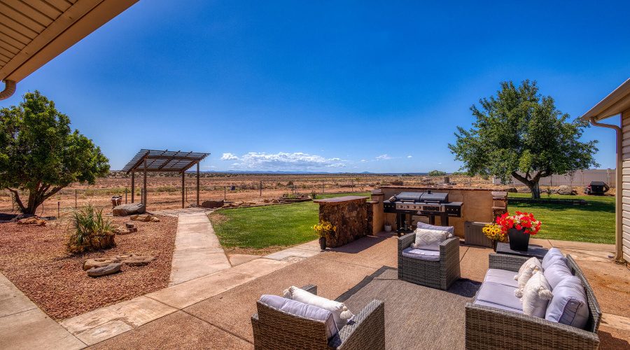 back porch facing east