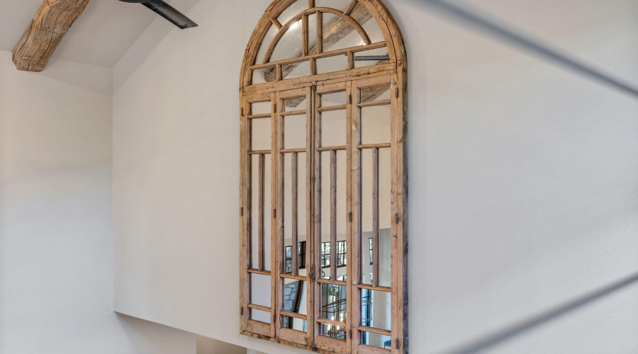Reclaimed French Doors with added mirror