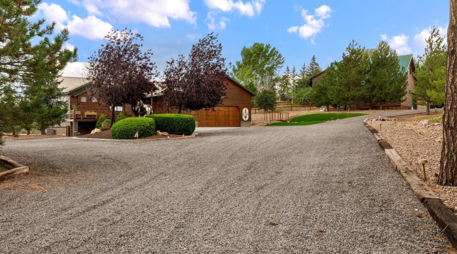 LARGE CIRCLE DRIVEWAY
