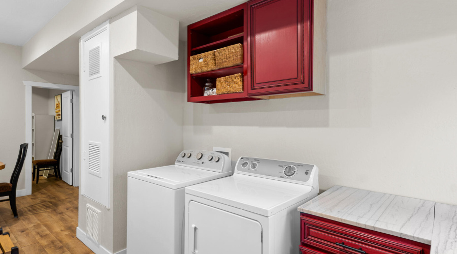 Laundry in Kitchen