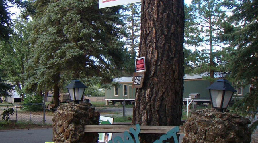 Main entrance to park