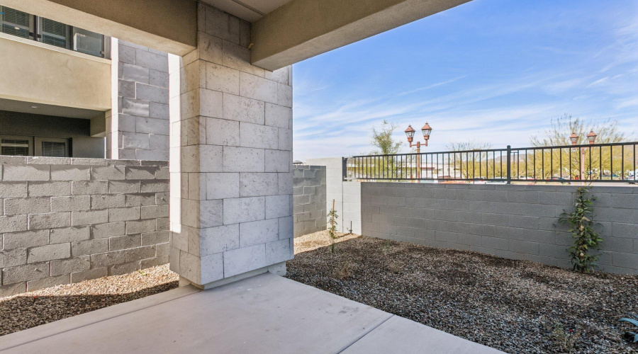 Plan 3 - Covered Patio & Yard