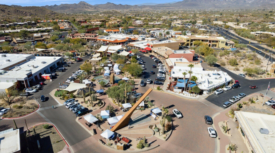 Aerial View of Downtown Carefree