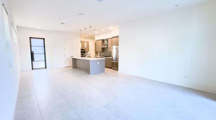 Kitchen & Living Room