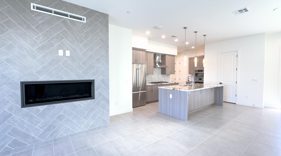 Kitchen & Living Room