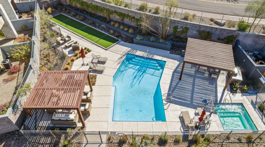Aerial Community Pool/Ramadas/Bocce Ball