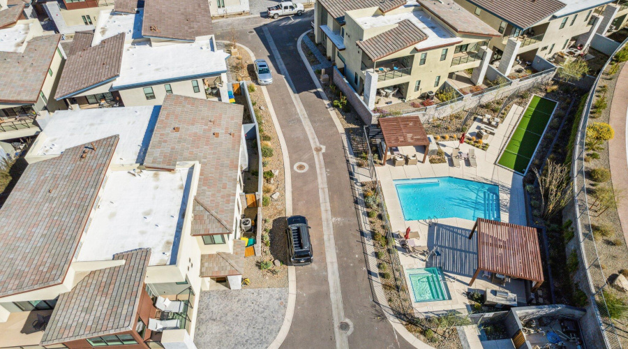 Aerial Community Pool/Ramadas/Bocce Ball