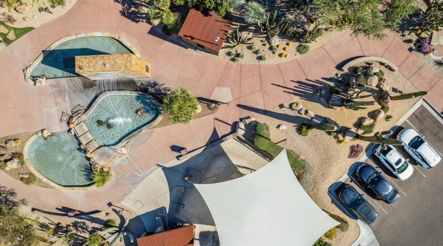 Aerial Downtown Carefree