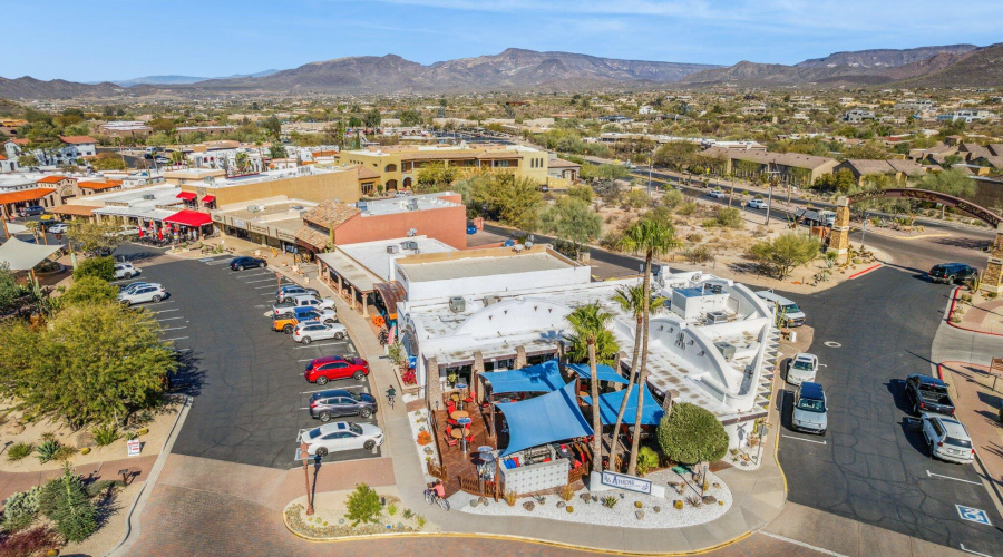 Aerial Downtown Carefree