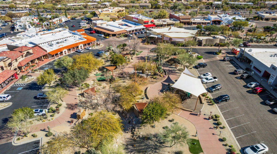 Aerial Downtown Carefree